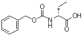 N-(Benzyloxycarbonyl)-D-2-aminobutanoic acid molecular structure (CAS 2900-20-1)