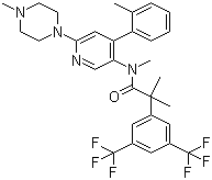 Netupitant molecular structure (CAS 290297-26-6)