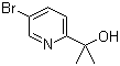 structure of CAS# 290307-40-3, 2-(5-Bromopyridin-2-yl)propan-2-ol;5-Bromo-2-(1-hydroxy-1-methylethyl)pyridine