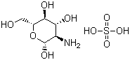 D-Glucosamine sulfate  molecular structure (CAS 29031-19-4)