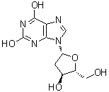 2'-Deoxyxanthosine molecular structure (CAS 29049-22-7)
