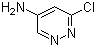 6-氯-4-氨基哒嗪分子结构 (CAS 29049-45-4)