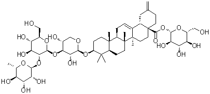 Eupteleasaponin I molecular structure (CAS 290809-29-9)