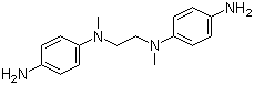 structure of CAS# 29103-75-1, N,N'-Bis(4-aminophenyl)-N,N'-dimethylethylenediamine;2,5-Bis(4-aminophenyl)-2,5-diazahexane; N,N''-Ethylenebis[N-methyl-p-phenylenediamine]