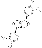 结构式 CAS# 29106-36-3, 松脂酚二甲基醚