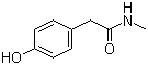 4-羟基-N-甲基苯乙酰胺分子结构 (CAS 29121-34-4)
