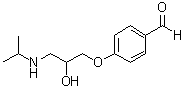 4-(2-Hydroxy-3-(isopropylamino)propoxy)benzaldehyde molecular structure (CAS 29122-74-5)