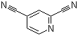 吡啶-2,4-二腈分子结构 (CAS 29181-50-8)