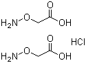 Carboxymethoxylamine hemihydrochloride molecular structure (CAS 2921-14-4)