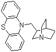 Mequitazine molecular structure (CAS 29216-28-2)