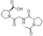 1-Acetyl-L-prolylglycyl-L-proline molecular structure (CAS 292171-04-1)