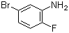 structure of CAS# 2924-09-6, 5-Bromo-2-fluoroaniline