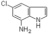 5-Chloro-1H-indol-7-amine molecular structure (CAS 292636-11-4)