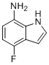 4-Fluoro-1H-indol-7-amine molecular structure (CAS 292636-13-6)