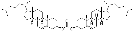 胆甾烯基碳酸酯分子结构 (CAS 29331-39-3)