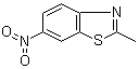 structure of CAS# 2941-63-1, 2-Methyl-6-nitro-1,3-benzothiazole;2-Methyl-6-nitrobenzothiazole; 6-Nitro-2-methylbenzothiazole; NSC 504572