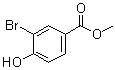 structure of CAS# 29415-97-2, 3-Bromo-4-hydroxybenzoic acid methyl ester;Methyl 3-bromo-4-hydroxybenzoate