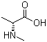 N-甲基-D-丙氨酸分子结构 (CAS 29475-64-7)