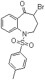4-Bromo-1,2,3,4-tetrahydro-1-[(4-methylphenyl)sulfonyl]-5H-1-benzazepin-5-one molecular structure (CAS 29489-04-1)