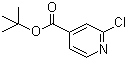 2-Chloropyridine-4-carboxylic acid tert-butyl ester molecular structure (CAS 295349-62-1)