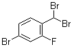 4-Bromo-2-fluorobenzal bromide molecular structure (CAS 295803-26-8)