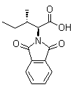 N-邻苯二甲酰基-L-异亮氨酸分子结构 (CAS 29588-88-3)