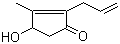 2-Allyl-4-hydroxy-3-methyl-2-cyclopenten-1-one molecular structure (CAS 29605-88-7)