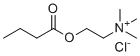 丁酰基氯化胆碱分子结构 (CAS 2963-78-2)