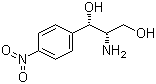 (1S,2S)-2-氨基-1-(4-硝基苯基)丙烷-1,3-二醇分子结构 (CAS 2964-48-9)