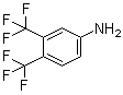 结构式 CAS# 2965-07-3, 3,4-二(三氟甲基)苯胺
