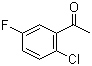 2'-氯-5'-氟苯乙酮分子结构 (CAS 2965-16-4)