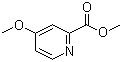 structure of CAS# 29681-43-4, Methyl 4-methoxypyridine-2-carboxylate;4-Methoxypyridine-2-carboxylic acid methyl ester