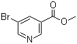 Methyl 5-bromonicotinate molecular structure (CAS 29681-44-5)