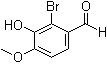2-溴异香草醛分子结构 (CAS 2973-58-2)