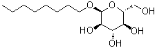 1-O-Octyl-alpha-D-glucopyranoside molecular structure (CAS 29781-80-4)
