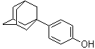 4-(1-金刚烷基)苯酚分子结构 (CAS 29799-07-3)