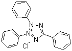 2,3,5-三苯基氯化四氮唑分子结构 (CAS 298-96-4)