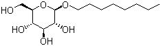 Octyl-beta-D-glucopyranoside molecular structure (CAS 29836-26-8)