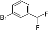 structure of CAS# 29848-59-7, 3-Difluoromethylphenyl bromide;1-Bromo-3-(difluoromethyl)benzene; 1-Bromo-3-difluoromethylbenzene; 3-(Difluoromethyl)-bromobenzene; 3-Difluoromethyl-1-bromobenzene