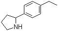 structure of CAS# 298690-91-2, 2-(4-Ethylphenyl)pyrrolidine