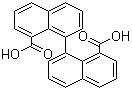 structure of CAS# 29878-91-9, [1,1'-Binaphthalene]-8,8'-dicarboxylic acid