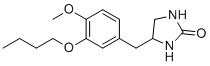 4-(3-Butoxy-4-methoxybenzyl)-2-imidazolidinone molecular structure (CAS 29925-17-5)