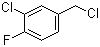 structure of CAS# 2994-69-6, 3-Chloro-4-fluorobenzyl chloride
