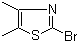 2-溴-4,5-二甲基-1,3-噻唑分子结构 (CAS 29947-24-8)