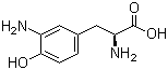 3-氨基-L-酪氨酸分子结构 (CAS 300-34-5)