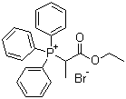 [1-(Ethoxycarbonyl)ethyl]triphenylphosphonium bromide molecular structure (CAS 30018-16-7)
