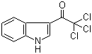 structure of CAS# 30030-90-1, 3-(Trichloroacetyl)indole;Ketone indol-3-yl trichloromethyl; 2,2,2-Trichloro-1-(1H-indol-3-yl)ethanone