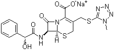 Sodium cefamandole molecular structure (CAS 30034-03-8)