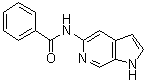 N-1H-Pyrrolo[2,3-c]pyridin-5-ylbenzamide molecular structure (CAS 300586-90-7)