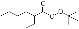 tert-Butyl peroxy-2-ethylhexanoate molecular structure (CAS 3006-82-4)